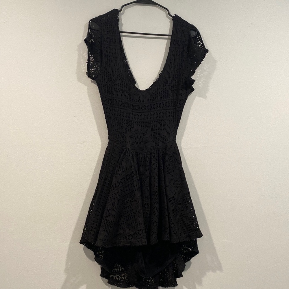 Chic Black Lace Romper